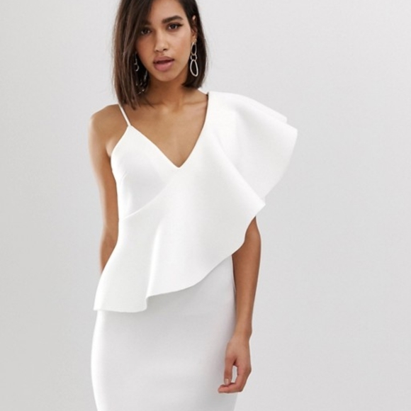 lavish alice white scuba dress
